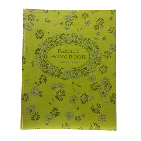 Readers Digest 1969 Family Songbook Hardcover Spiral Bound Green - 124 Favorites - Picture 1 of 16